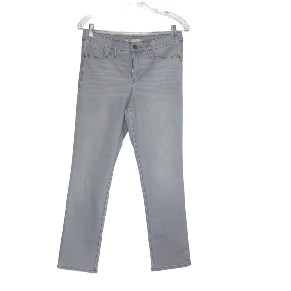Athleta Scupltek Cropped Ankle‎ Jeans, Light Gray, Size 8